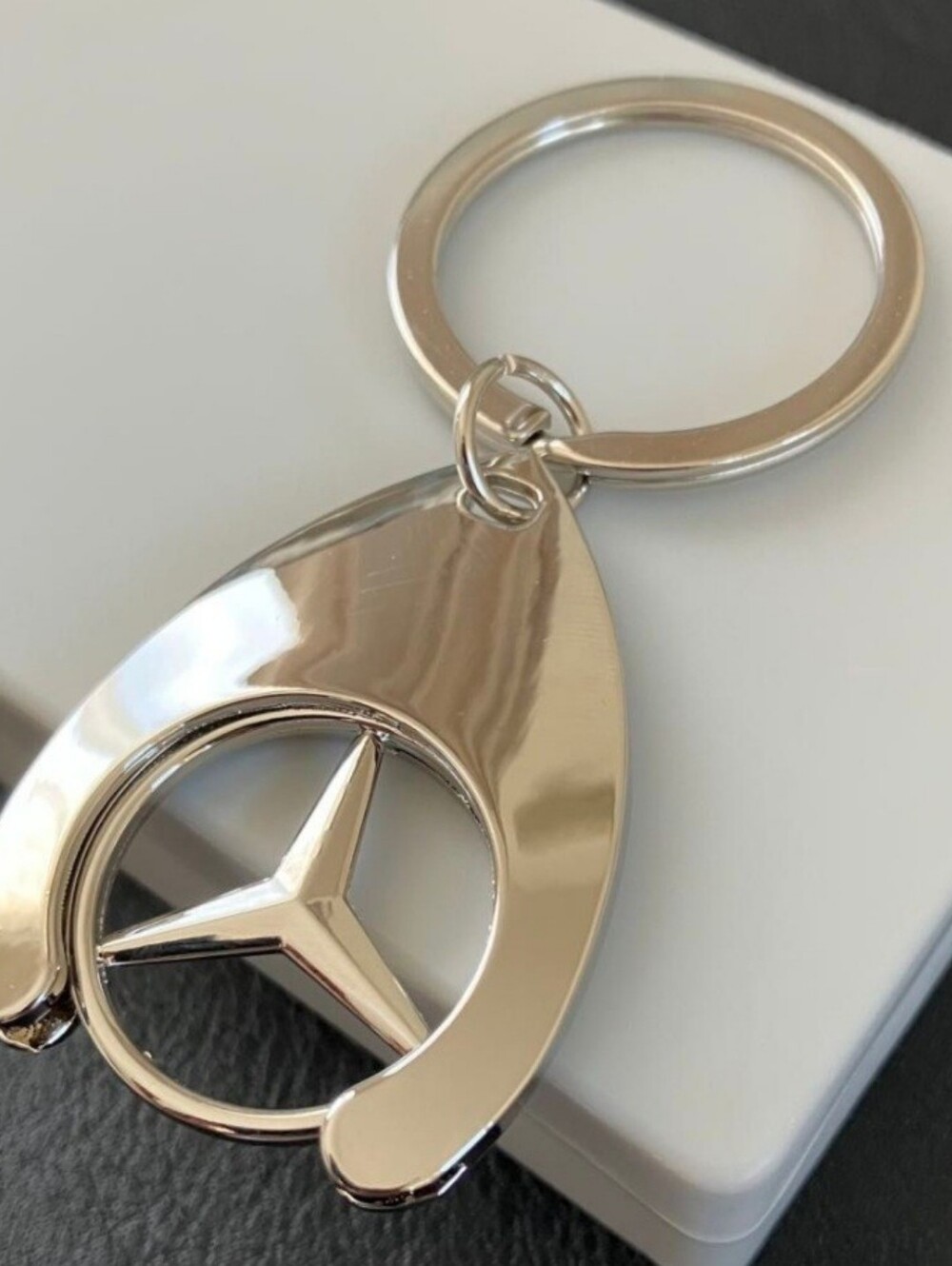 One Mercedes Benz metal sleek keychain choose one of 8 Styles Available